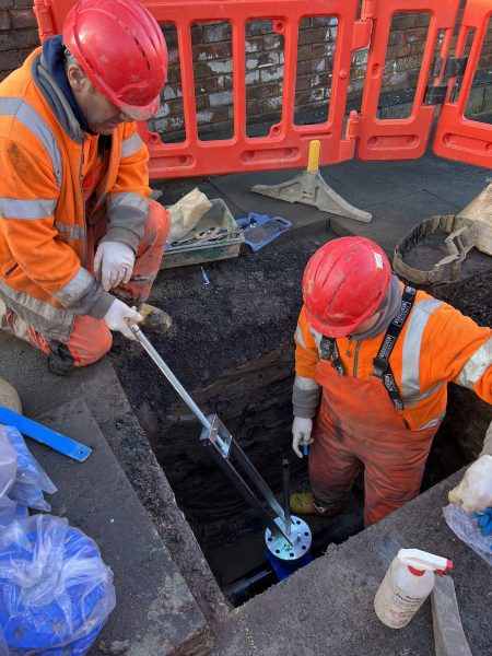 Pipeline equipment - DrillMaster in action
